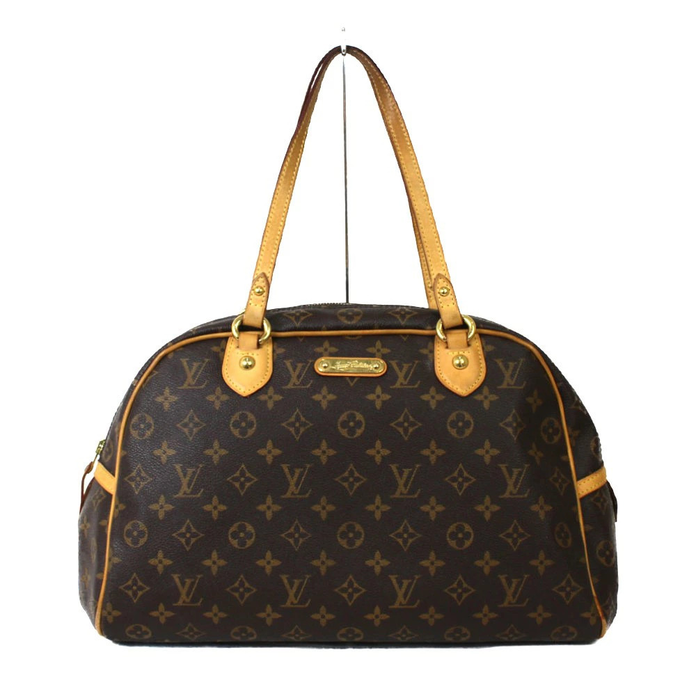 LOUIS VUITTON Montorgueil Monogram Brown LV 2way Handbag Tote Bag Shoulder